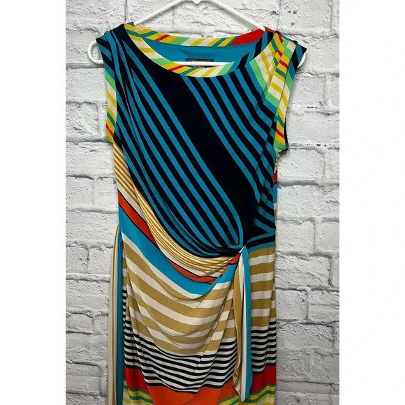 Guess Los Angeles Colorful striped Knee Length dress, size 2. - Picture 4 of 10